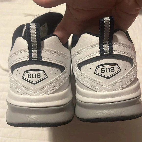 New Balance 608 White Navy Men's Shoes, size 12 Extra Wide 4E MX608WN5 NWOT - Picture 6 of 8